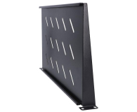 ExtraLink Półka do szaf wiszących 19" 250MM 1U (czarna) - 492982 - zdjęcie 3